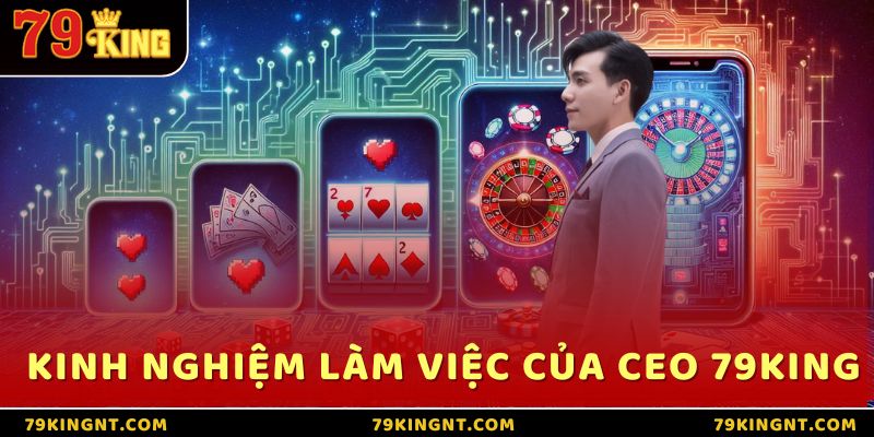 CEO 79King - Lãnh đạo xuất sắc mang tên Trần Trọng Anh 2 Kinh nghiệm làm việc của CEO 79King